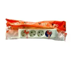 Viko Multi-Let Dörtlü Grup Priz Topraklı 2 Metre Beyaz (Çocuk Korumalı) 90113402