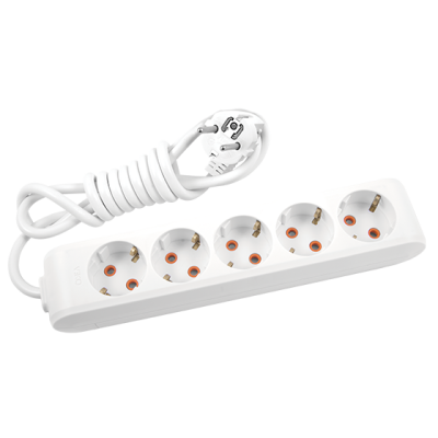 Viko Multi-Let Beşli Grup Priz Topraklı 1 Metre Beyaz (Çocuk Korumalı) 90113501