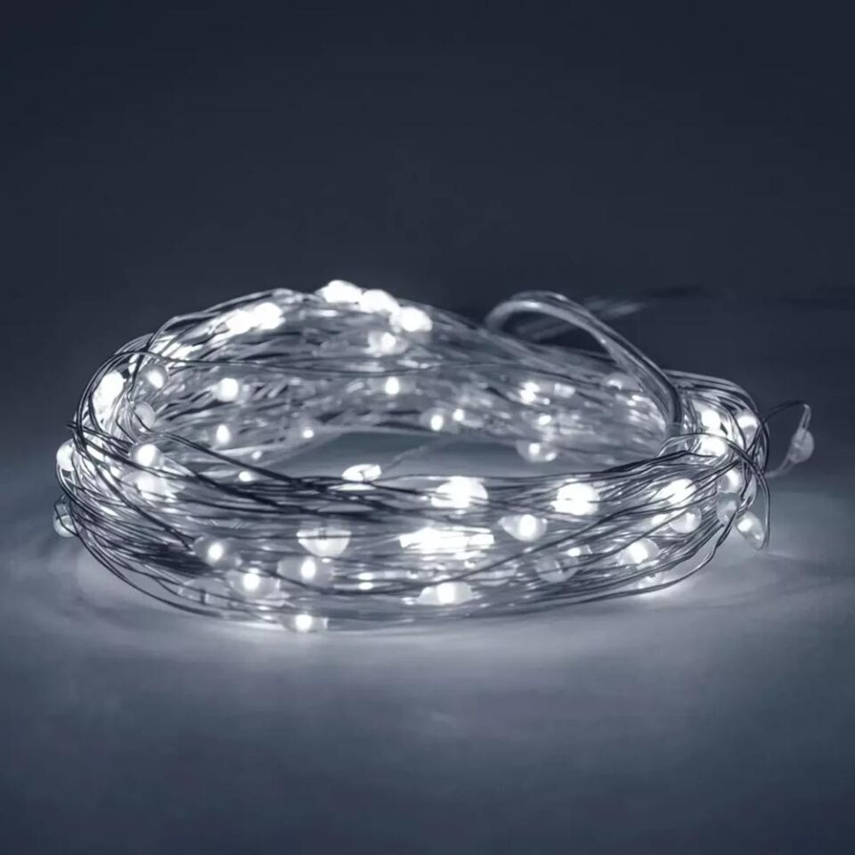 ACK AS90-00993 10mt Pilli LED Süsleme Işığı 6500K