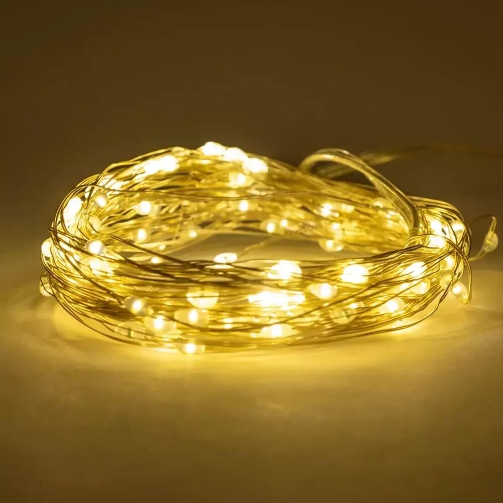 ACK AS90-00990 10mt Pilli LED Süsleme Işığı 3000K