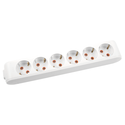 Viko Multi-Let Altılı Grup Priz Topraklı Klemensli Beyaz (Çocuk Korumalı) 90113600