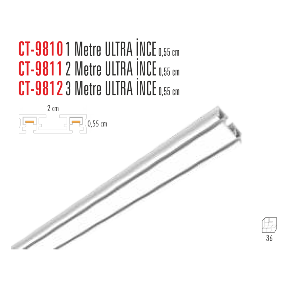 CATA CT-9812 Magnet Ray (3Metre) Beyaz
