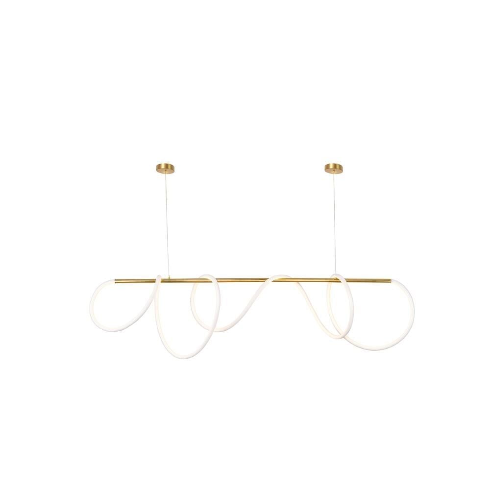 Forlife Sarkıt Tavan Armatürü Gold Neon Led Amber FL-4510 Gd