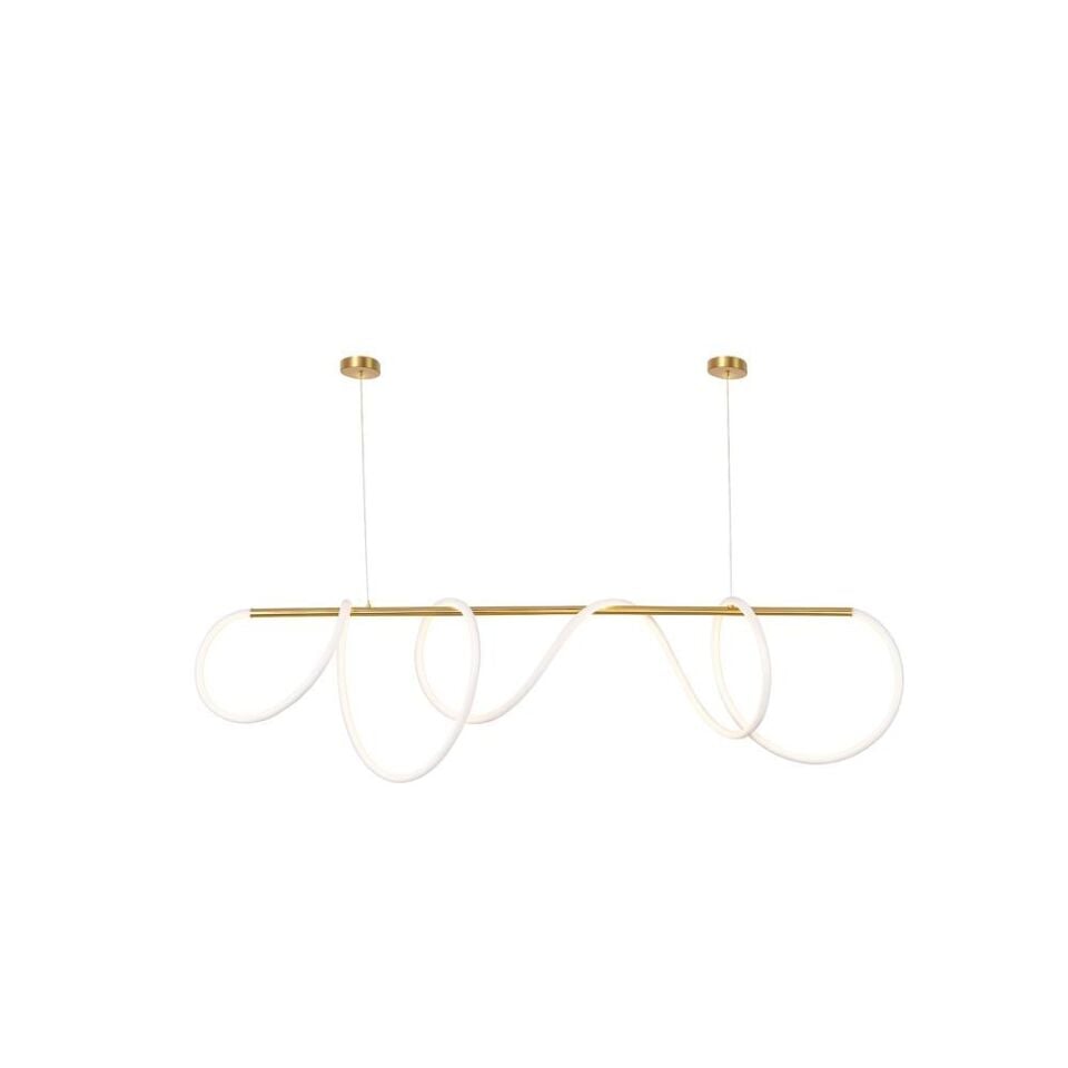 Forlife Sarkıt Tavan Armatürü Gold Neon Led Amber FL-4510 Gd