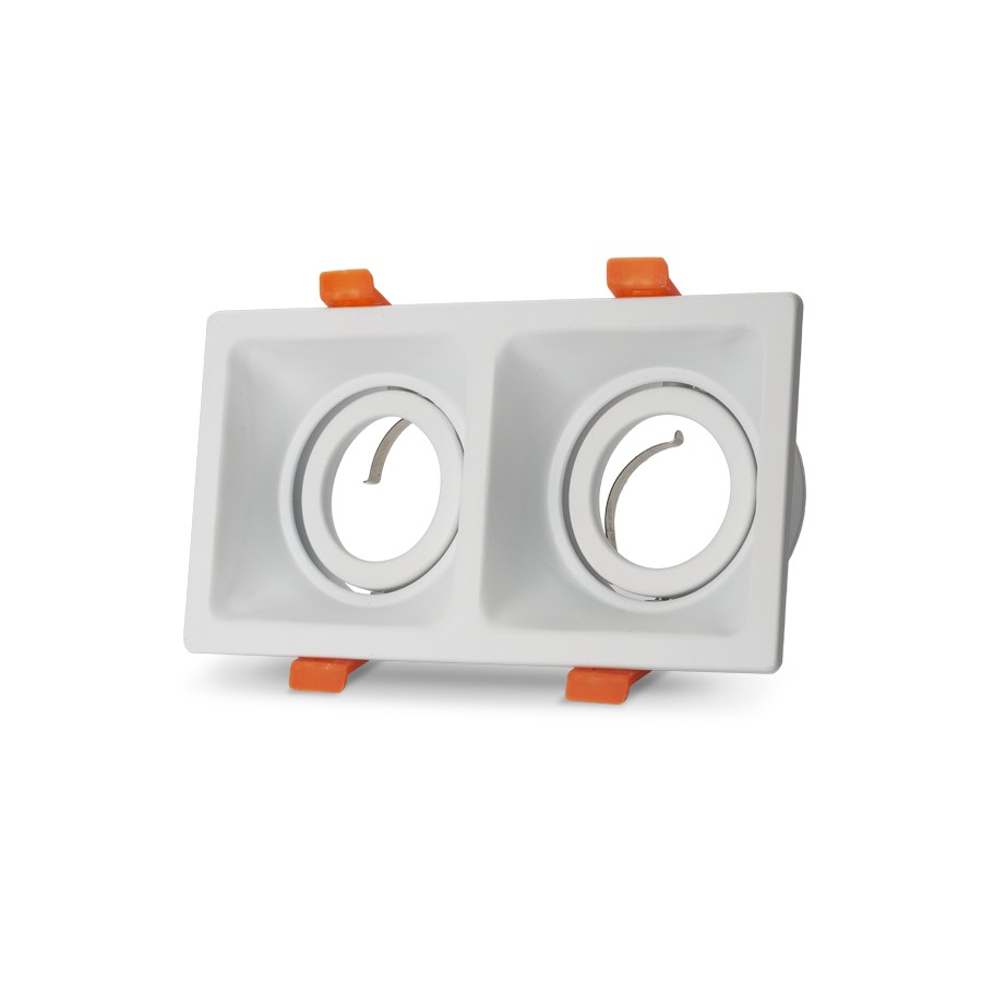 NOAS YL60-2211 Nil Beyaz Kare 2'li Dekoratif Boş Kasa