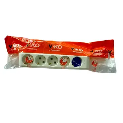 Viko Multi-Let Beşli Grup Priz Topraklı 3 Metre Beyaz (Çocuk Korumalı) 90113503