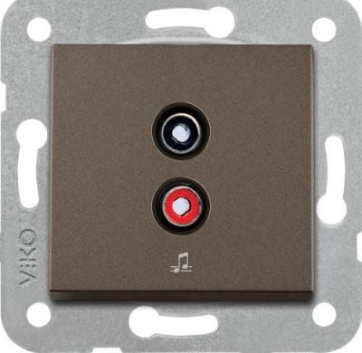 Viko Artline Novella/Trenda Antrasit Müzik Yayın Prizi Kapak (Mekanizma Hariç) 92605337