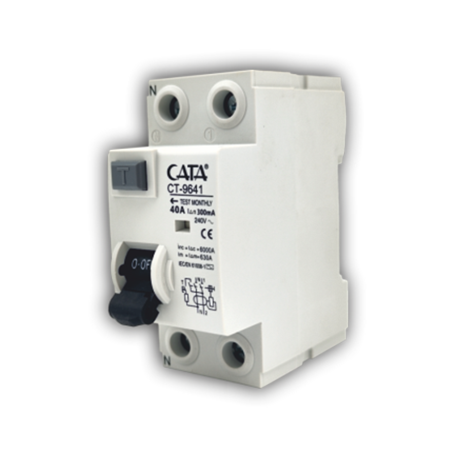 CATA CT-9641 (300mA / 40AMP / Monofaze) Kaçak Akım Rölesi