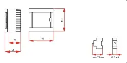Viko Sıva Üstü Sigorta Kutusu 4-Lü Halogen Free 90912104