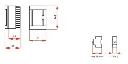 Viko Sıva Üstü Sigorta Kutusu 2-Lİ Halogen Free - 90912102