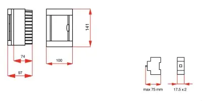 Viko Sıva Üstü Sigorta Kutusu 2-Lİ Halogen Free - 90912102