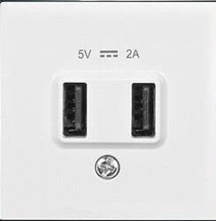 Viko Artline Novella/Trenda Metalik Beyaz Usb Priz Kapak 5v- (Mekanizma Hariç) 92605609