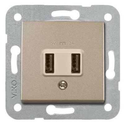 Viko Artline Novella/Trenda Bronz Usb Priz Kapak 5v- (Mekanizma Hariç) 92605209