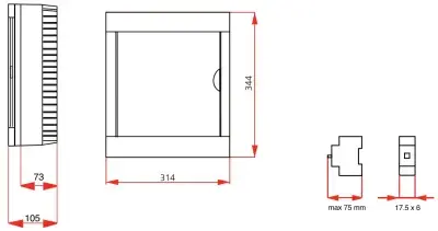 Viko Sıva Üstü Sigorta Kutusu 24-Lü Halogen Free 90912124