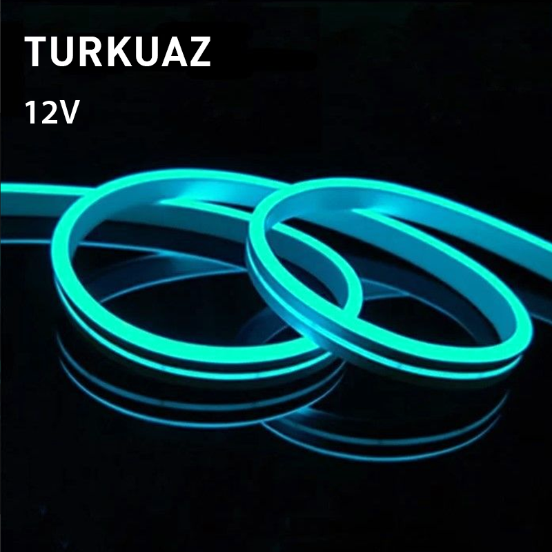 CATA CT-4555T 12V Turkuaz Neon LED 5 Metre