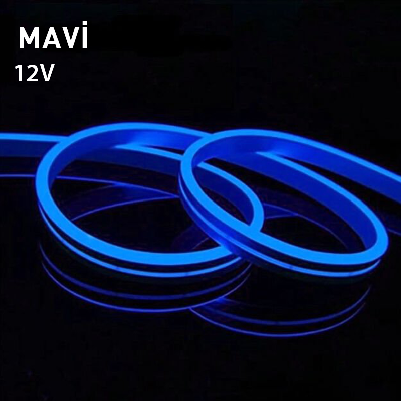 CATA CT-4555M 12V Mavi Neon LED 5 Metre