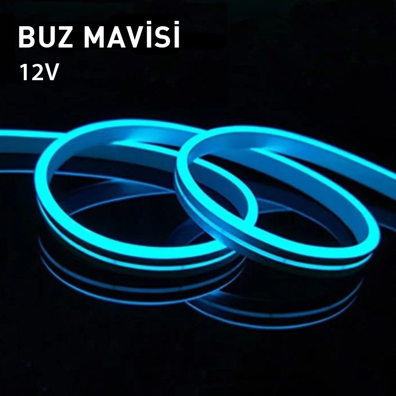 CATA CT-4555BM 12V Buz Mavi Neon LED 5 Metre