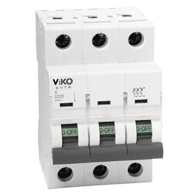 Viko - 6VTB-3C50 3x50A 6kA Otomatik Sigorta
