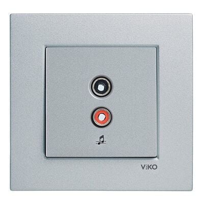 Viko Artline Novella/Trenda Gümüş Müzik Yayın Prizi Kapak (Mekanizma Hariç) 92605037
