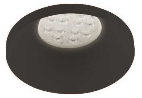 Jupiter JD644 S  Mat Siyah GU10 5W (Dahil değil) Sabit Spot