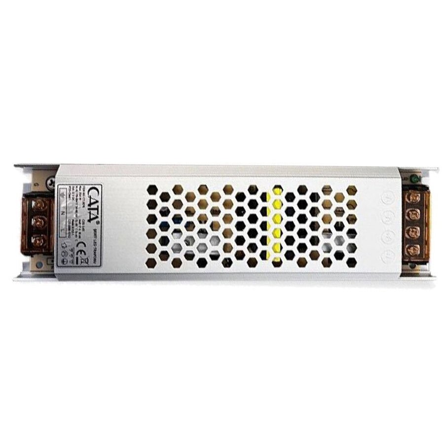 CATA CT-2676 17 Amper 12V Şerit LED Trafo (200W) (Süper Slim Fansız)