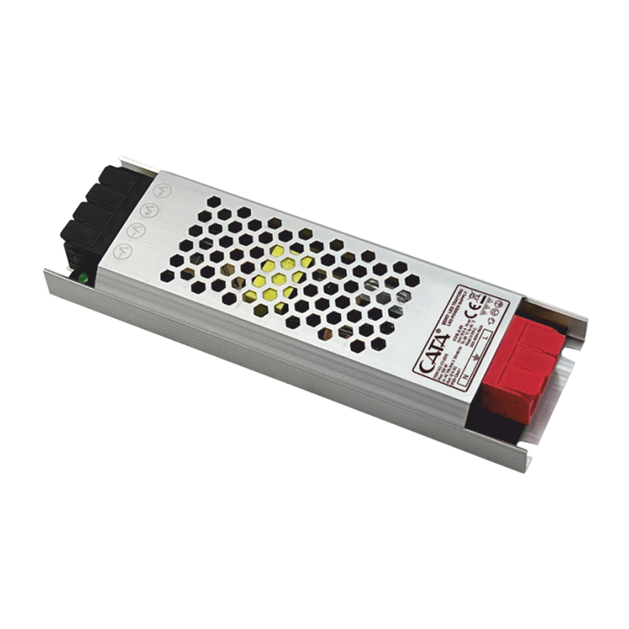 CATA CT-2675 12,5 Amper Şerit 12V LED Trafo (150W) (Süper Slim Fansız)