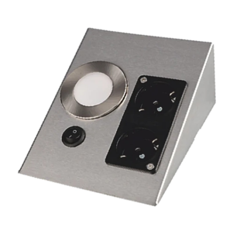 CATA CT-5109G 3200K Gün Işığı 2 Watt Çift Prizli Tezgah Aydınlatma