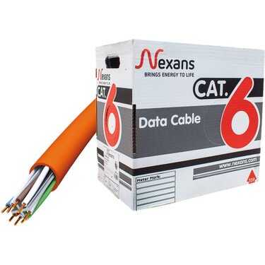Nexans CAT 6 U/UTP 23AWG LSOH Turuncu 305 Metre Data Kablosu