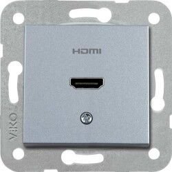 Viko Artline Novella/Trenda Gümüş Hdmı Konnektör Kapak (Mekanizma Hariç) 92605011
