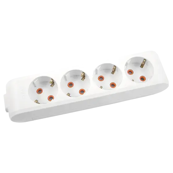 Viko Multi-Let Dörtlü Grup Priz Topraklı Klemensli Beyaz (Çocuk Korumalı) 90113400