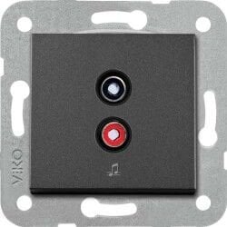 Viko Artline Novella/Trenda Siyah Müzik Yayın Prizi Kapak (Mekanizma Hariç) 92605537