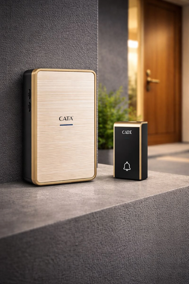 CATA CT-104 Lüks Model LED Işıklı Kumandalı Zil