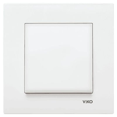 Viko Karre/Meridian Beyaz Anahtar Mekanizma (Çerçeve Hariç) 90967001
