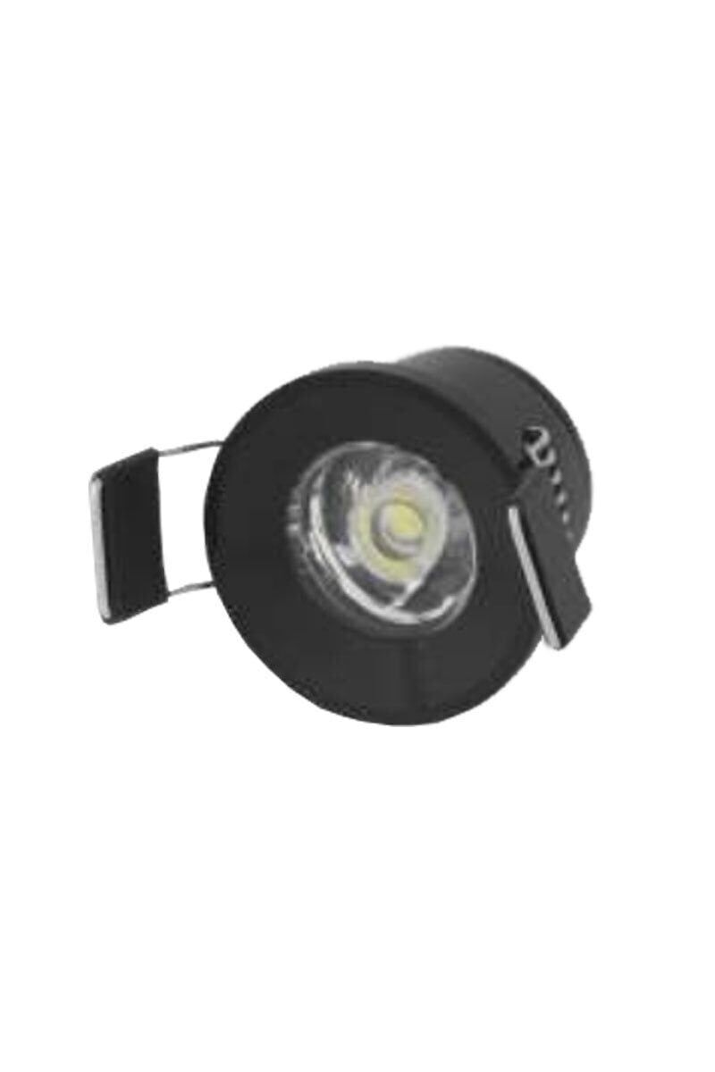 CATA CT-5270SYHG 1.5W Siyah Kasa 3200K Gün Işığı Power LED'li Yıldız Spot