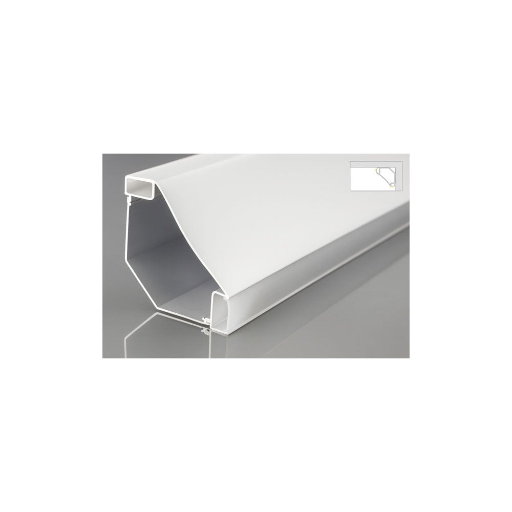 Forlife Alüminyum Alçıpan Profil 3 Led Kanallı 90 Derece Gümüş 3 Metre FL-8541