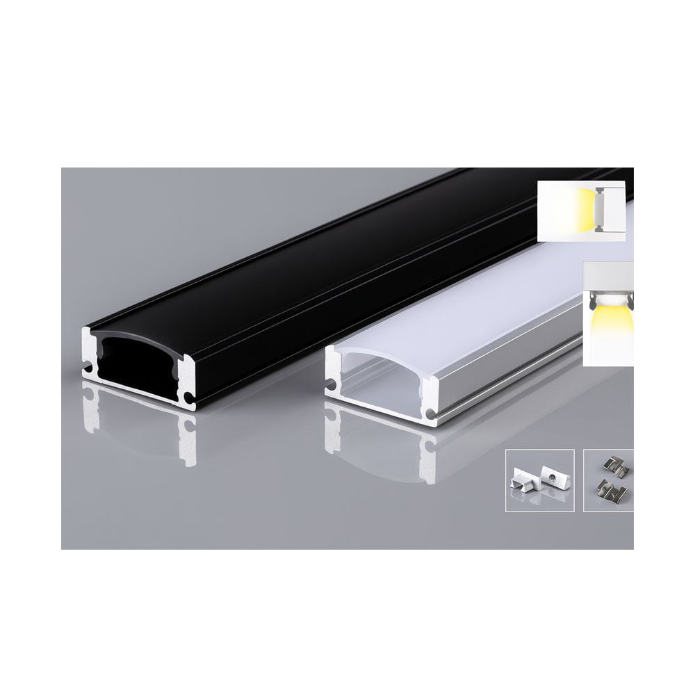 Forlife Alüminyum Profil Sıva Üstü 12.6 Mm Gümüş 3 Metre FL-8511