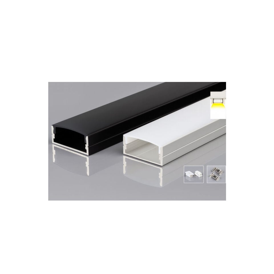 Forlife Alüminyum Profil Sıva Üstü 21 Mm Gümüş 3 Metre FL-8512