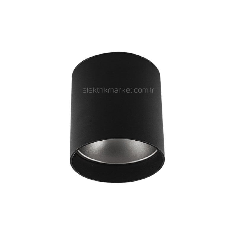 CATA CT-5421SP Foça Sıva Üstü Dekoratif Armatür Siyah Platin