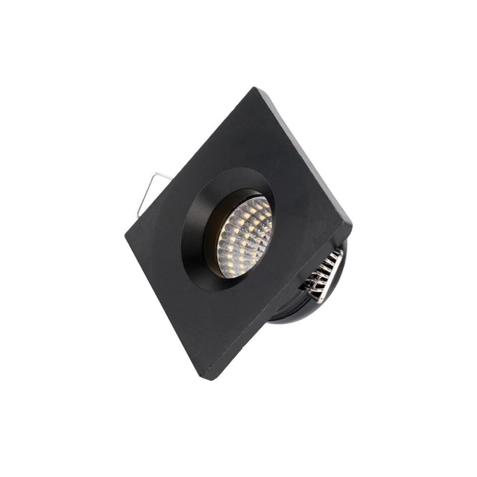 ACK AH07-01731 3W 6500K Sıva Altı LED Spot Armatür Siyah