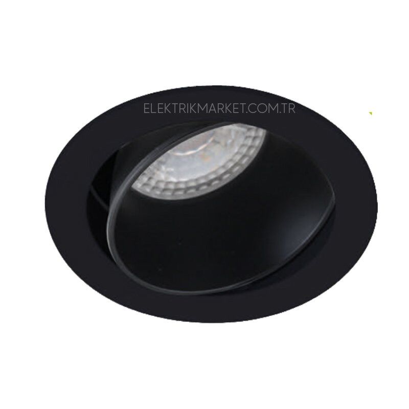 Jupiter JH718 S  Siyah GU10 Duy Hareketli Spot