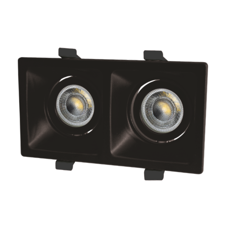 CATA CT-5005 Dekoratif Spot Puma 2'li Siyah (Ampul ve Duy Hariç)