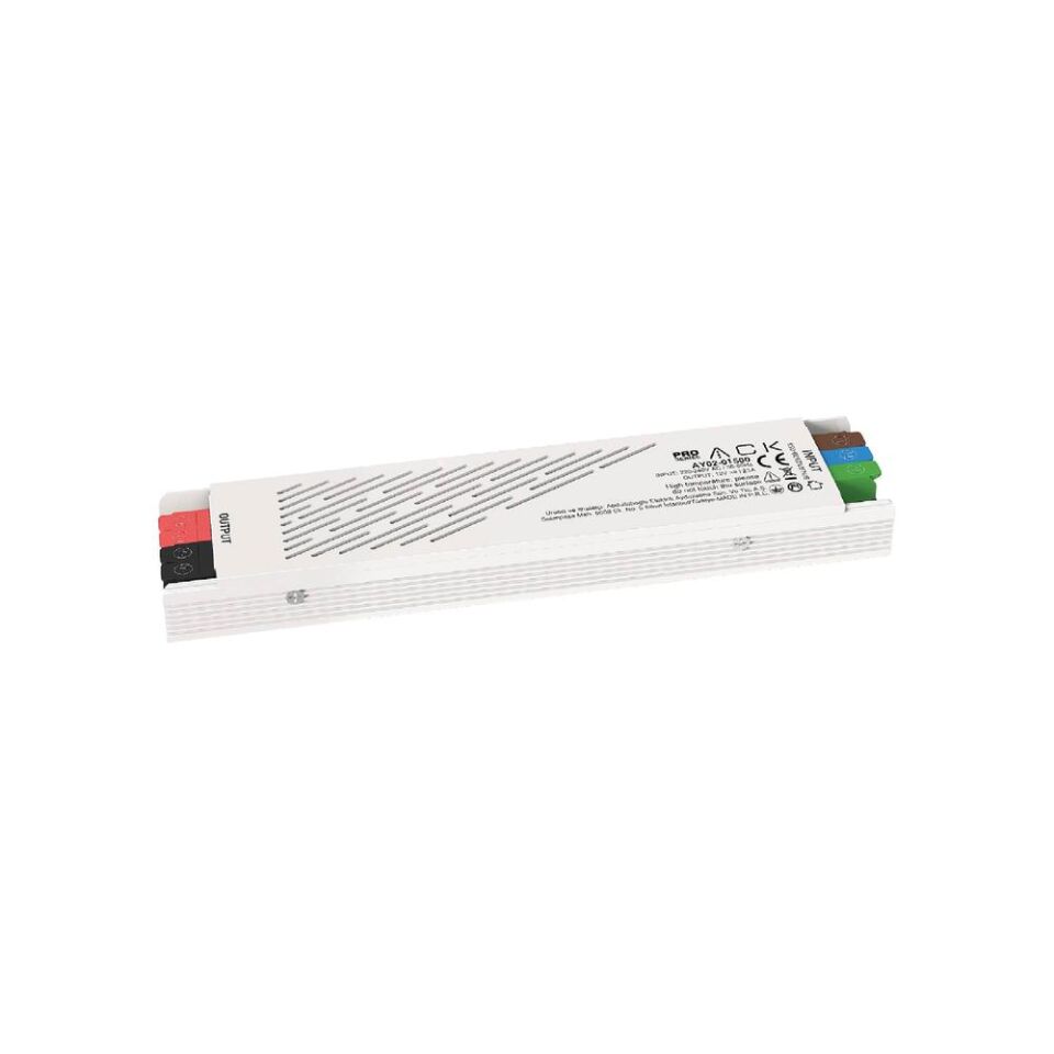 ACK AY02-01500-PRO 12,5 Amp LED Trafosu 12V Ultra Slim
