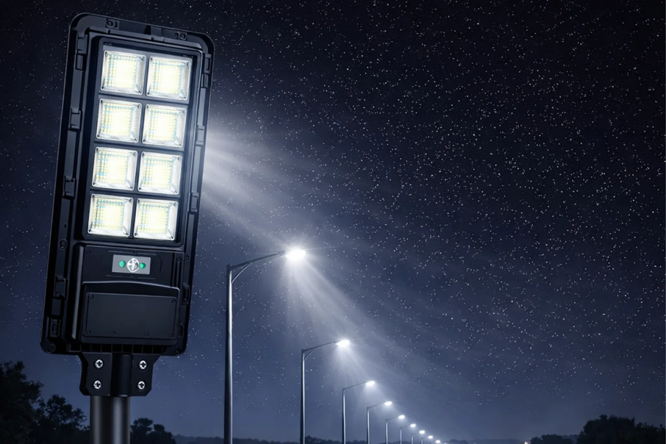 CATA CT-4641 250W SOLAR LED Sokak Armatür Beyaz Işık