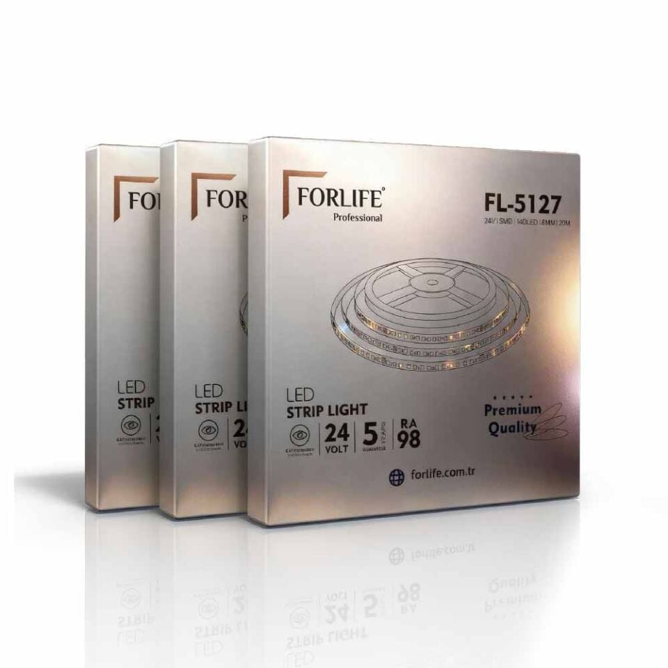 Forlife Pro Şerit Led 140 Ledli 24V 20 Metre FL-5127 - Ilık Beyaz