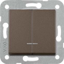 Viko Artline Novella/Trenda Antrasit Işık Komütatör Düğme (Mekanizma Hariç) 92605350