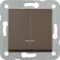 Viko Artline Novella/Trenda Antrasit Işık Komütatör Düğme (Mekanizma Hariç) 92605350