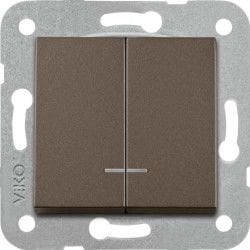 Viko Artline Novella/Trenda Antrasit Işık Komütatör Düğme (Mekanizma Hariç) 92605350
