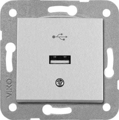 Viko Artline Novella/Trenda Metalik Beyaz Usb Konnektör Kapak (Mekanizma Hariç) 92605615