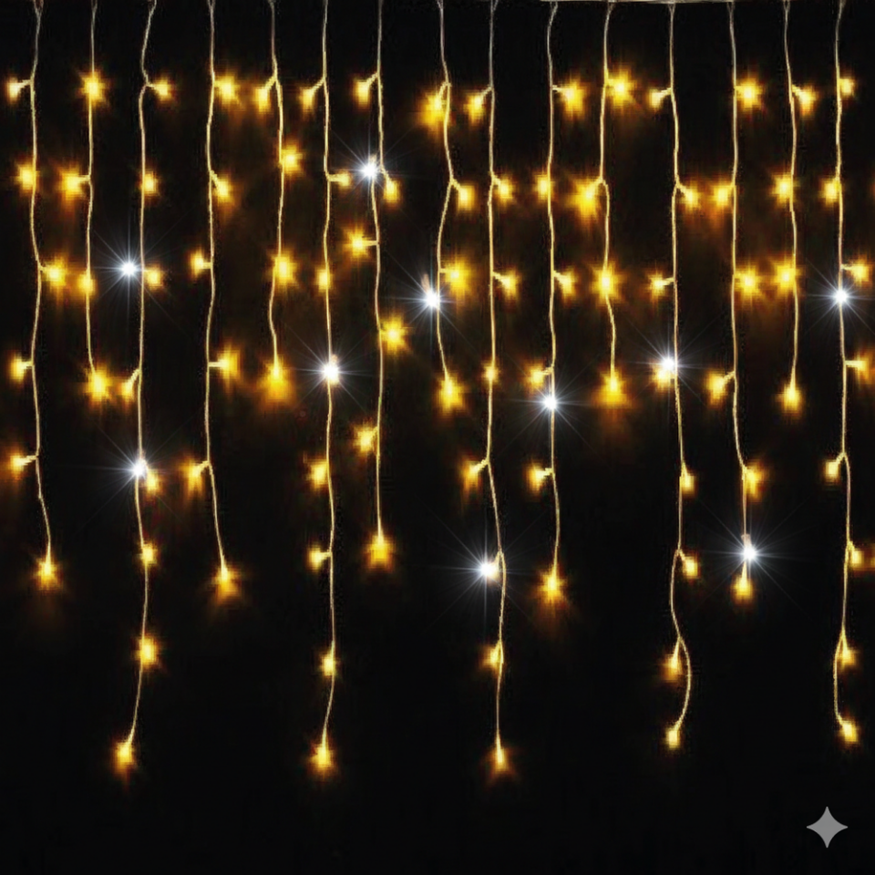 ACK AS90-00803F LED Saçak Işık 6500k Flaşlı Süsleme Işığı