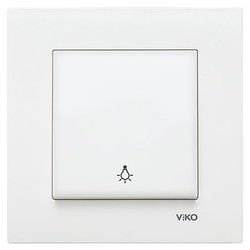 Viko Karre/Meridian Beyaz Light + (Mekanizma) (Çerçeve Hariç) 90967003